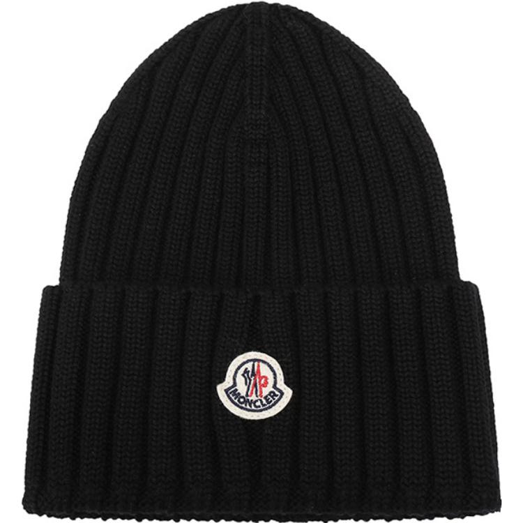 Purchase Moncler Wool Knit Beanie Unisex with Small Logo Patch - Couple Style I20933B00036A9327999