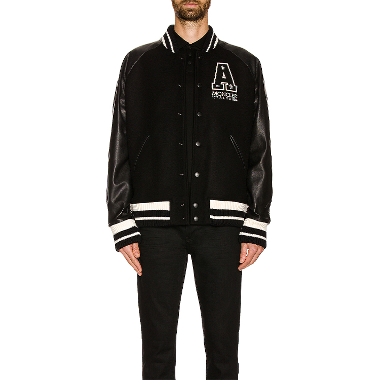 Moncler 1017 ALYX 9SM  Black Logo Baseball Jacket Back to School Edition. G209Y1A00006999 圖 4