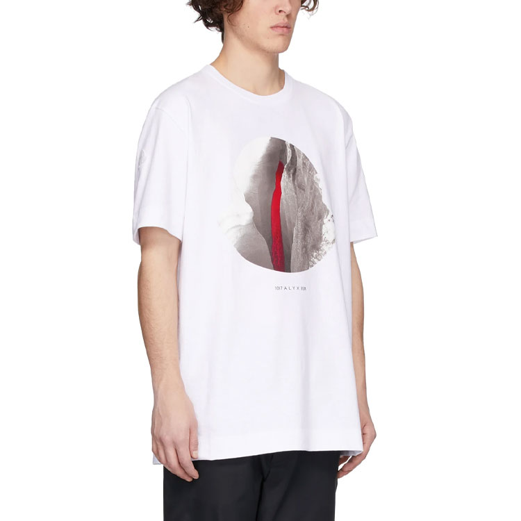 Purchase Kaos Pendek Moncler x 1017 ALYX 9SM Graphic Putih. E209Y8000650829FU001