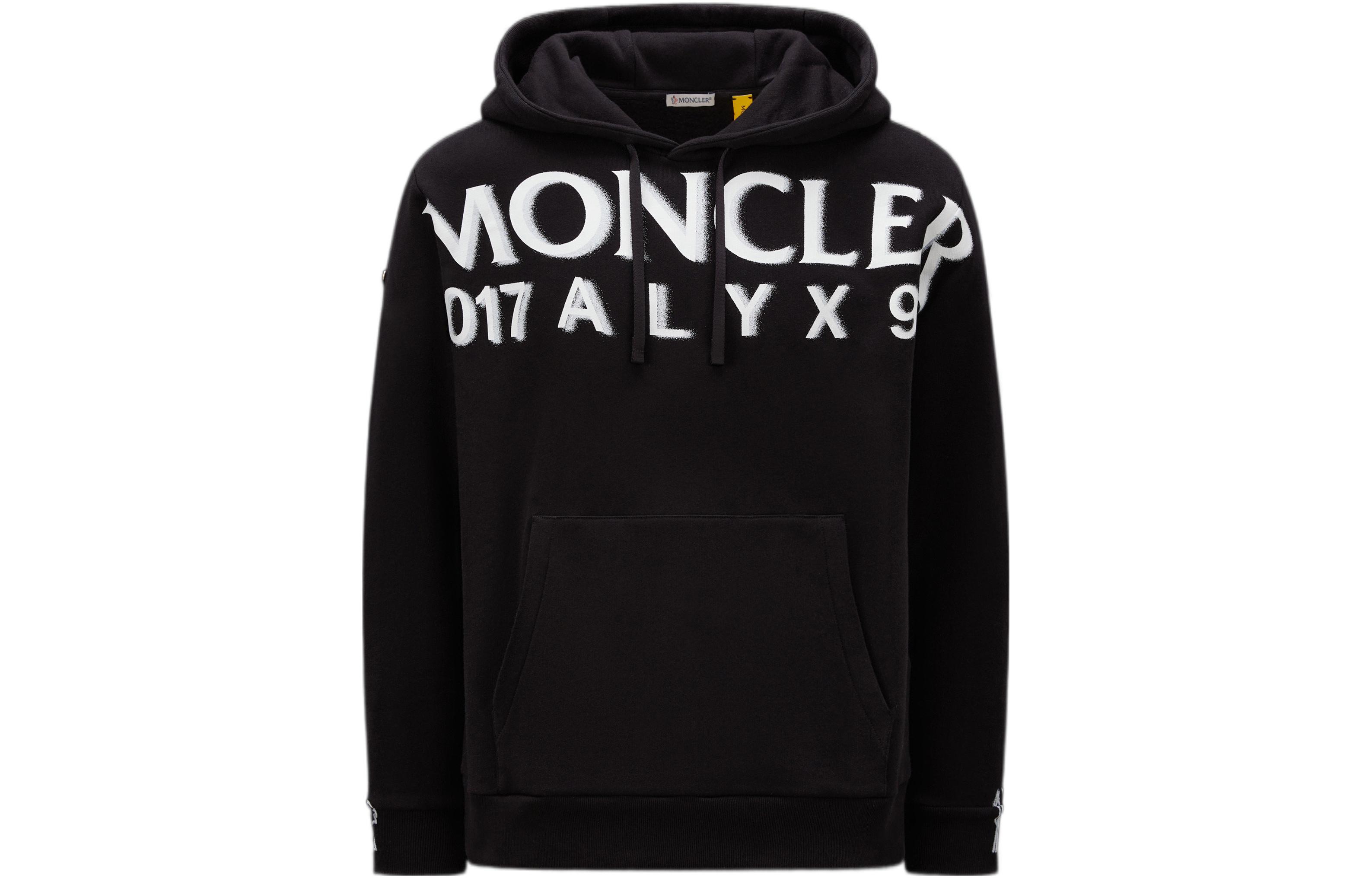 Moncler 1017 ALYX 9SM Logo Print Hoodie Unisex Collaboration H209Y8G00001M2781999