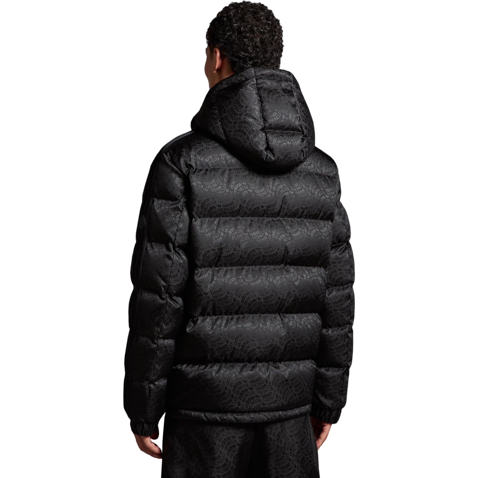 Moncler adidas Originals FW23 Quilted Hooded Short Puffer Jacket Black Unisex ALPBACH GIUBBOTTO 圖 4