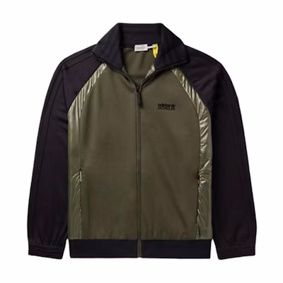 Moncler adidas Originals Logo Embroidered Zip Jacket Green 8G00003-M2291-F98