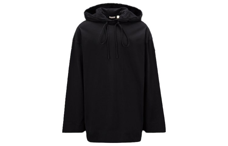 Moncler Alicia Keys SS23 Black Hoodie Unisex with Back Print & Sleeve Logo Patch I109F8D0000189A44999