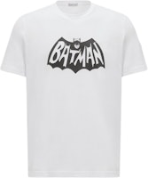 Moncler x Batman Logo Textured Crewneck T-Shirt White Collaboration. J20918C0004189AHD002 Moncler x Batman Logo Textured Crewneck T-Shirt White Collaboration. J20918C0004189AHD002