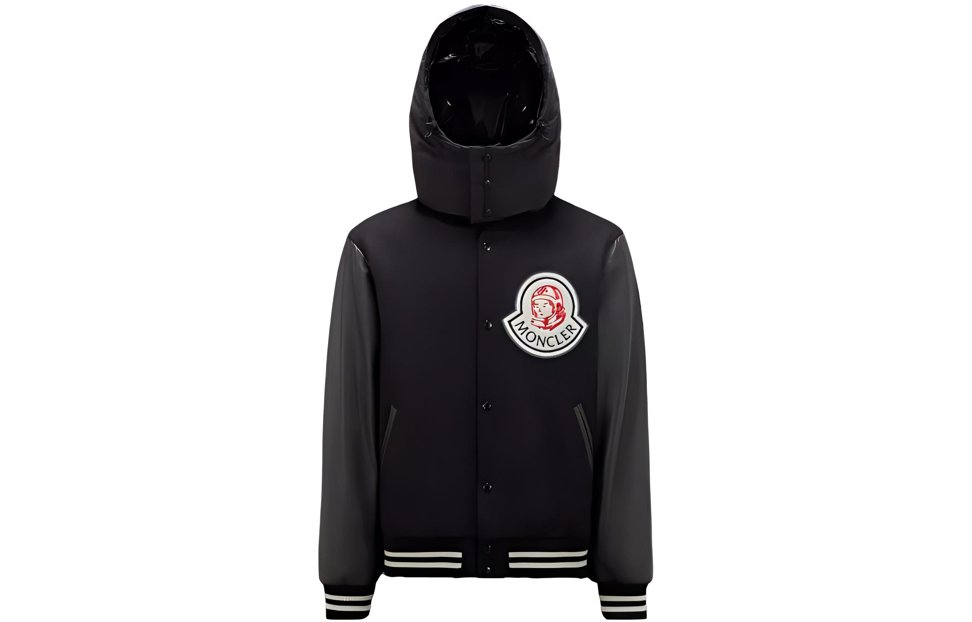 Moncler BBC ICECREAM FW23 Black Logo Hooded Jacket Unisex. I20961A00003M2877999