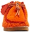 Shop Moncler x Clarks Originals Wallabee Boot 1952 Orange Shearling 26168835/H20924D00020M2281340