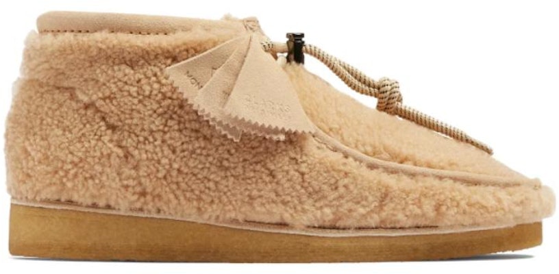 Moncler x Clarks Wallabee Shearling 'Beige' 26168837/H20924D00020M2281200 Order Moncler x Clarks Wallabee Shearling 'Beige' 26168837/H20924D00020M2281200