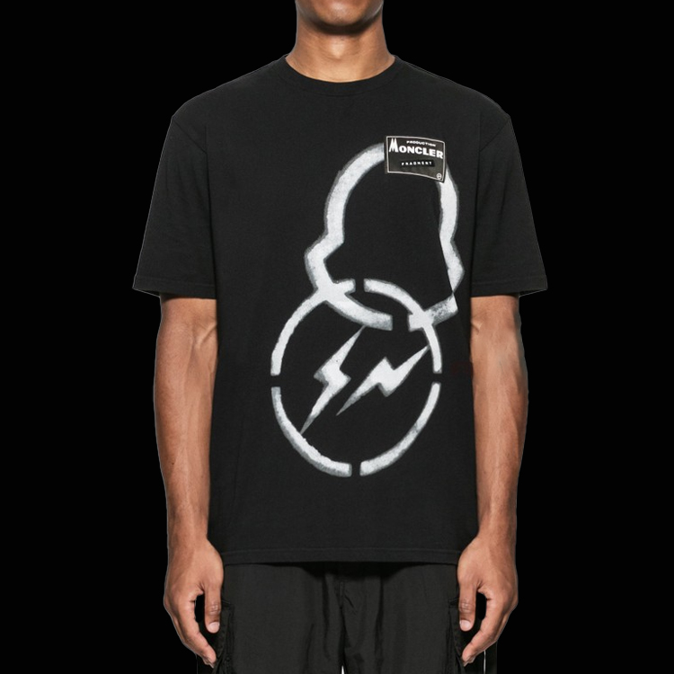 Moncler Fragment Design Crew Neck Short Sleeve T-Shirt Men 09U8C707108392B999 圖 4