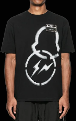 Moncler x Fragment Design Crew Neck Short Sleeve T-Shirt Men 09U8C707108392B999 Shop Moncler x Fragment Design Crew Neck Short Sleeve T-Shirt Men 09U8C707108392B999