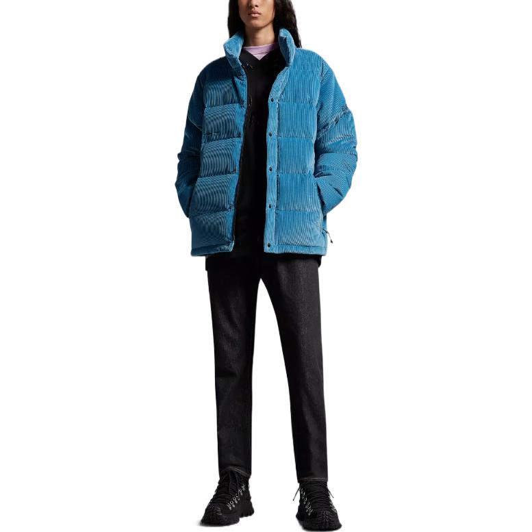 Moncler Fragment Design FW22 Donnie Logo Patch Short Down Jacket Blue Unisex. H209U1A00012M2363726 圖 3