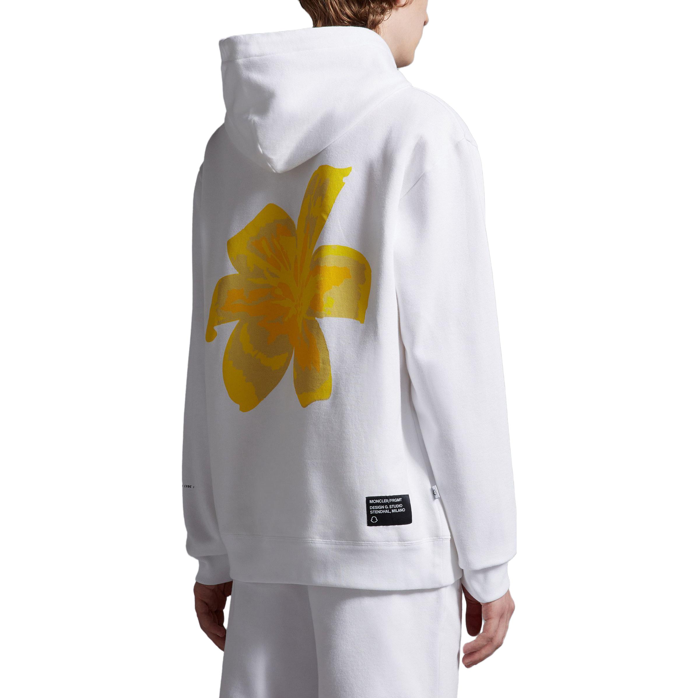 Moncler Fragment Design SS23 Unisex Floral Print Loose Fit Hoodie. I209U8G00003M2372001 圖 4