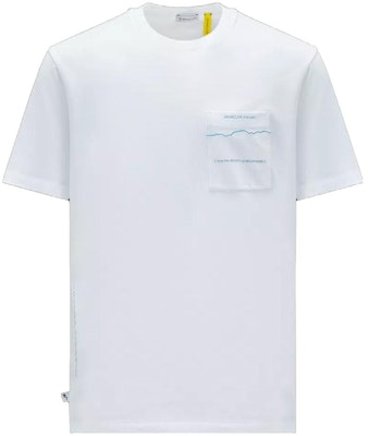 Moncler x Fragment 設計聯名彎字口袋印花白色T恤 I209U8C00005M3265001 Buy Moncler x Fragment 設計聯名彎字口袋印花白色T恤 I209U8C00005M3265001
