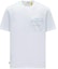 Order Moncler x Fragment 設計聯名彎字口袋印花白色T恤 I209U8C00005M3265001