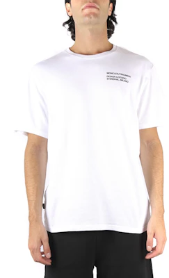 Moncler x Fragment Design Kemeja-T Putih Cetak Huruf Crewneck F209U8C708108392B001 Shop Moncler x Fragment Design Kemeja-T Putih Cetak Huruf Crewneck F209U8C708108392B001