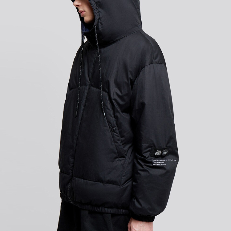 Moncler Fragment Dombay Black Logo Patch Drawstring Hoodie Jacket Men. 1A00013595CR999 圖 6