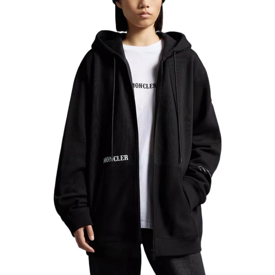 Moncler Fragment Hiroshi Fujiwara FW22 Logo Patch Zip Hoodie Jacket Black Unisex. H209U8G00006M2372999 圖 3