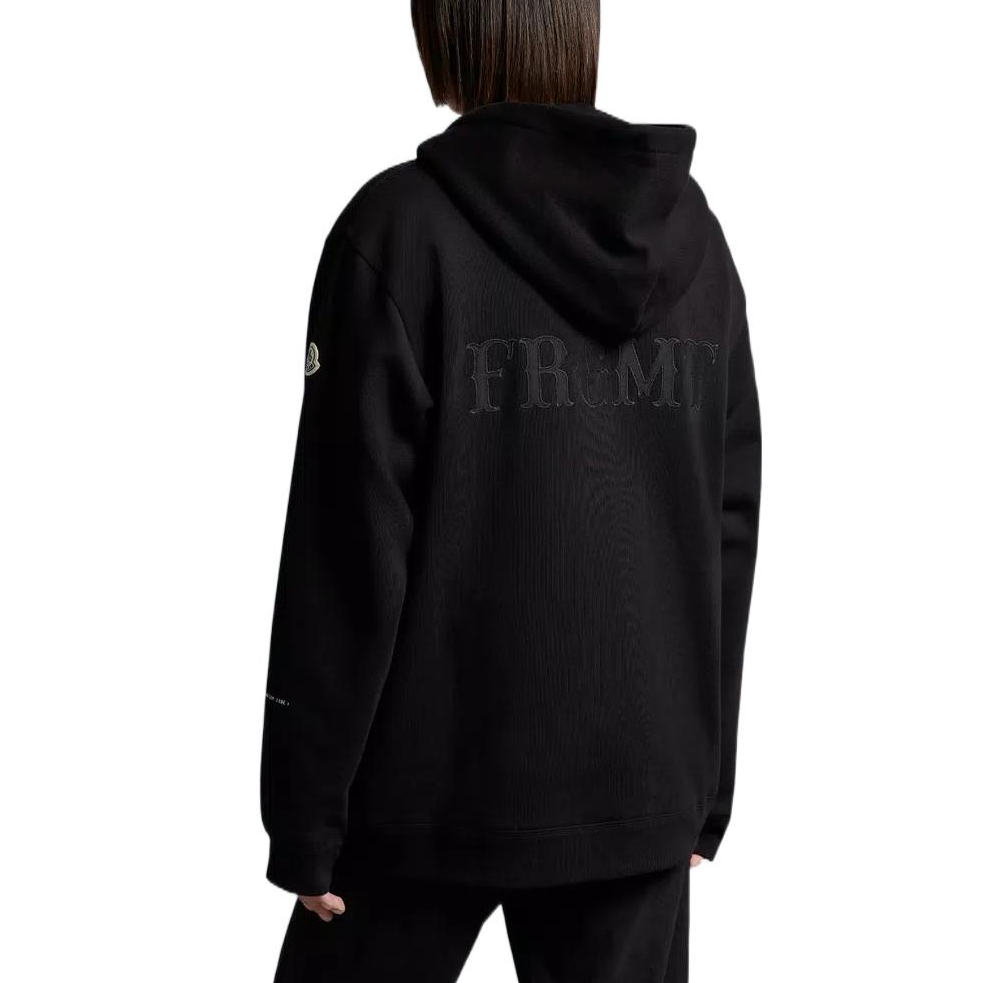 Moncler Fragment Hiroshi Fujiwara FW22 Logo Patch Zip Hoodie Jacket Black Unisex. H209U8G00006M2372999 圖 5