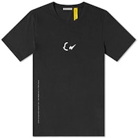 Moncler x Fragment Hiroshi Fujiwara Lightning Logo Black T-Shirt Unisex. 8C000058392B999 Moncler x Fragment Hiroshi Fujiwara Lightning Logo Black T-Shirt Unisex. 8C000058392B999