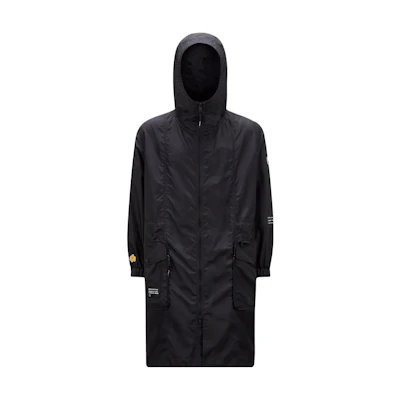 Moncler FRGMT Hiroshi Fujiwara Collab Letter Logo Hoodie Jacket Black Unisex I209U1C00002M3076999