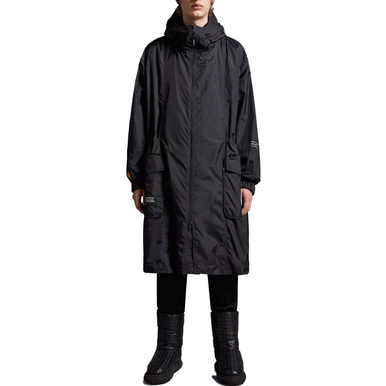 Moncler FRGMT Hiroshi Fujiwara Collab Letter Logo Hoodie Jacket Black Unisex I209U1C00002M3076999 圖 3