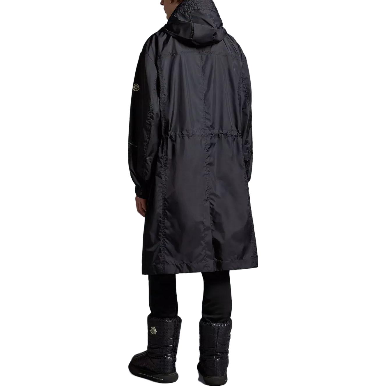 Moncler FRGMT Hiroshi Fujiwara Collab Letter Logo Hoodie Jacket Black Unisex I209U1C00002M3076999 圖 4