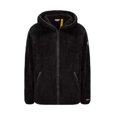 Moncler FRGMT Hiroshi Fujiwara FW22 Black Fleece Zip Hoodie Jacket H209U8G00005899MC999