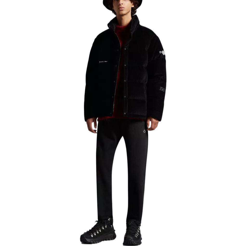 Purchase モンクレール x FRGMT 藤原ヒロシ FW22 ブラック ロゴプリント ストレートデニム メンズ H209U2A00001M2319999