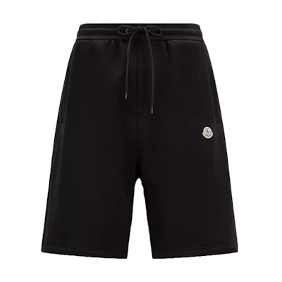 Moncler FRGMT Hiroshi Fujiwara Logo Drawstring Shorts Unisex Black. I209U8H00003M2372999