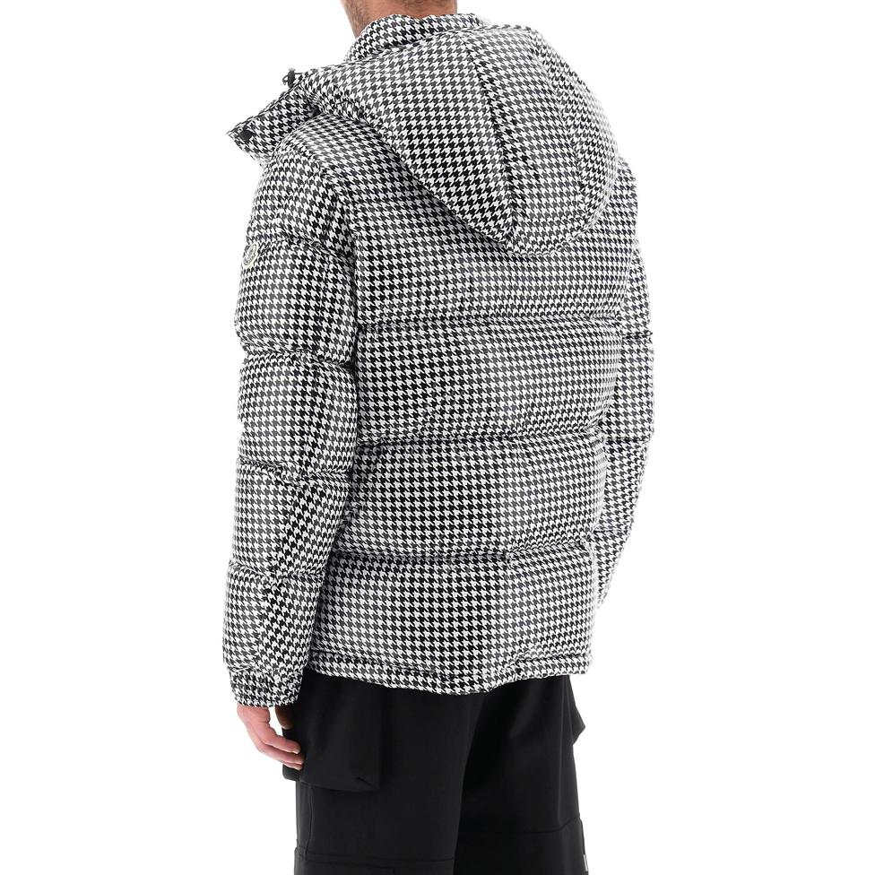 Moncler FRGMT Hiroshi Fujiwara Socotrine Plaid Hooded Puffer Jacket Black/White 1A00002-M3077-F90 圖 4