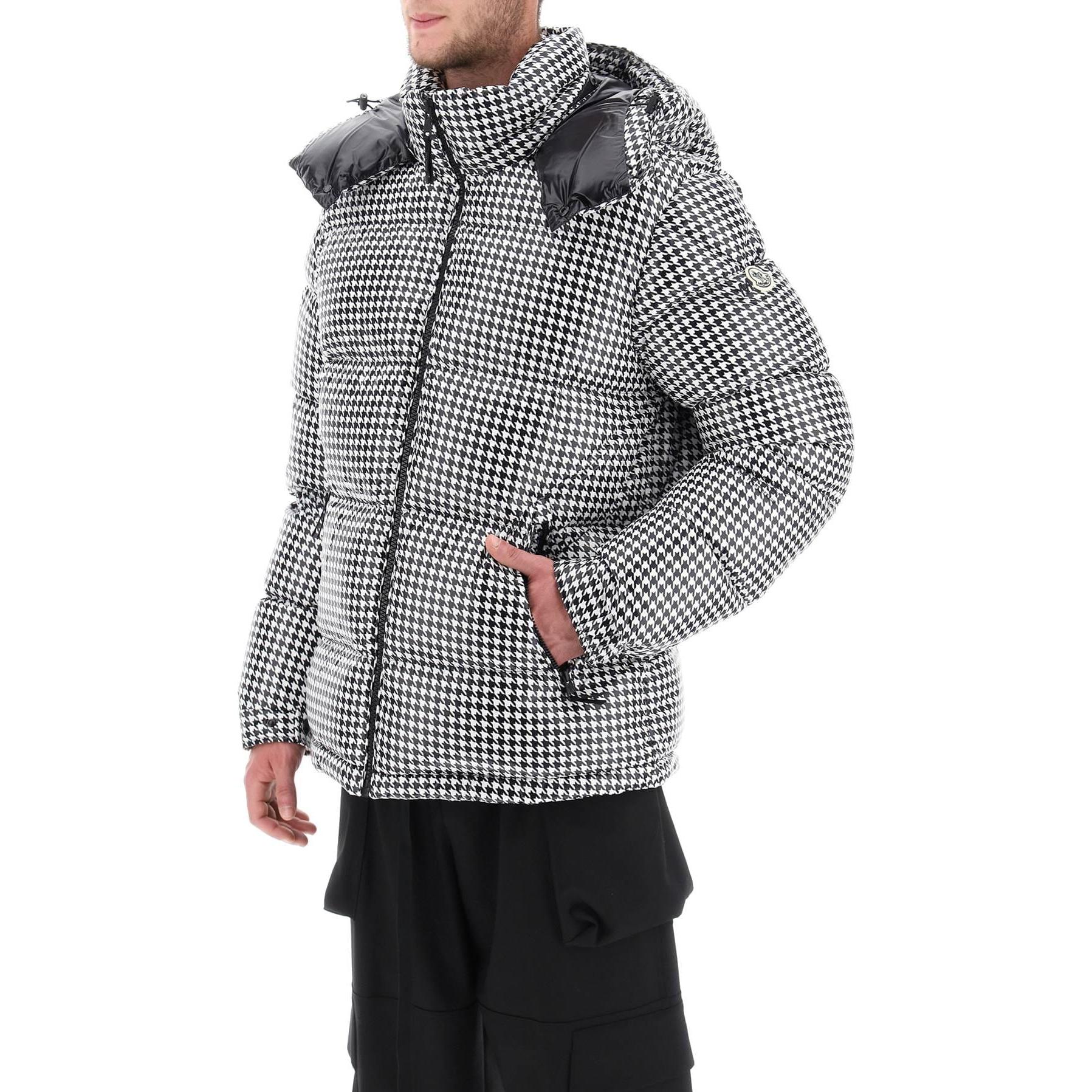 Moncler FRGMT Hiroshi Fujiwara Socotrine Plaid Hooded Puffer Jacket Black/White 1A00002-M3077-F90 圖 5