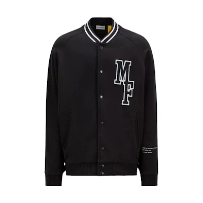 Moncler FRGMT Hiroshi Fujiwara Varsity Jacket Black Unisex. I209U8G00006899OJ999