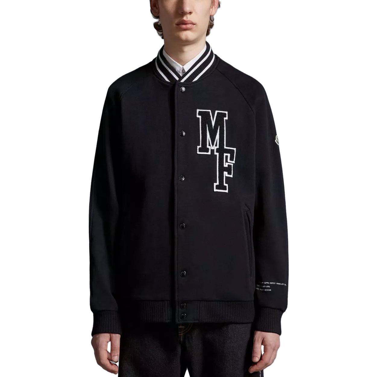 Lookbook Moncler x FRGMT Hiroshi Fujiwara Varsity Jacket Black Unisex. I209U8G00006899OJ999