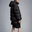 Lookbook Moncler x FRGMT SS23 Jaket Puffer Hitam Logo Unisex Hoodie Kolaborasi. I209U1A00001M3235999