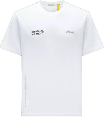Moncler x FRGMT SS23 聯名款標誌白色短袖T恤 中性款 I209U8C00002M3265001 Order Moncler x FRGMT SS23 聯名款標誌白色短袖T恤 中性款 I209U8C00002M3265001