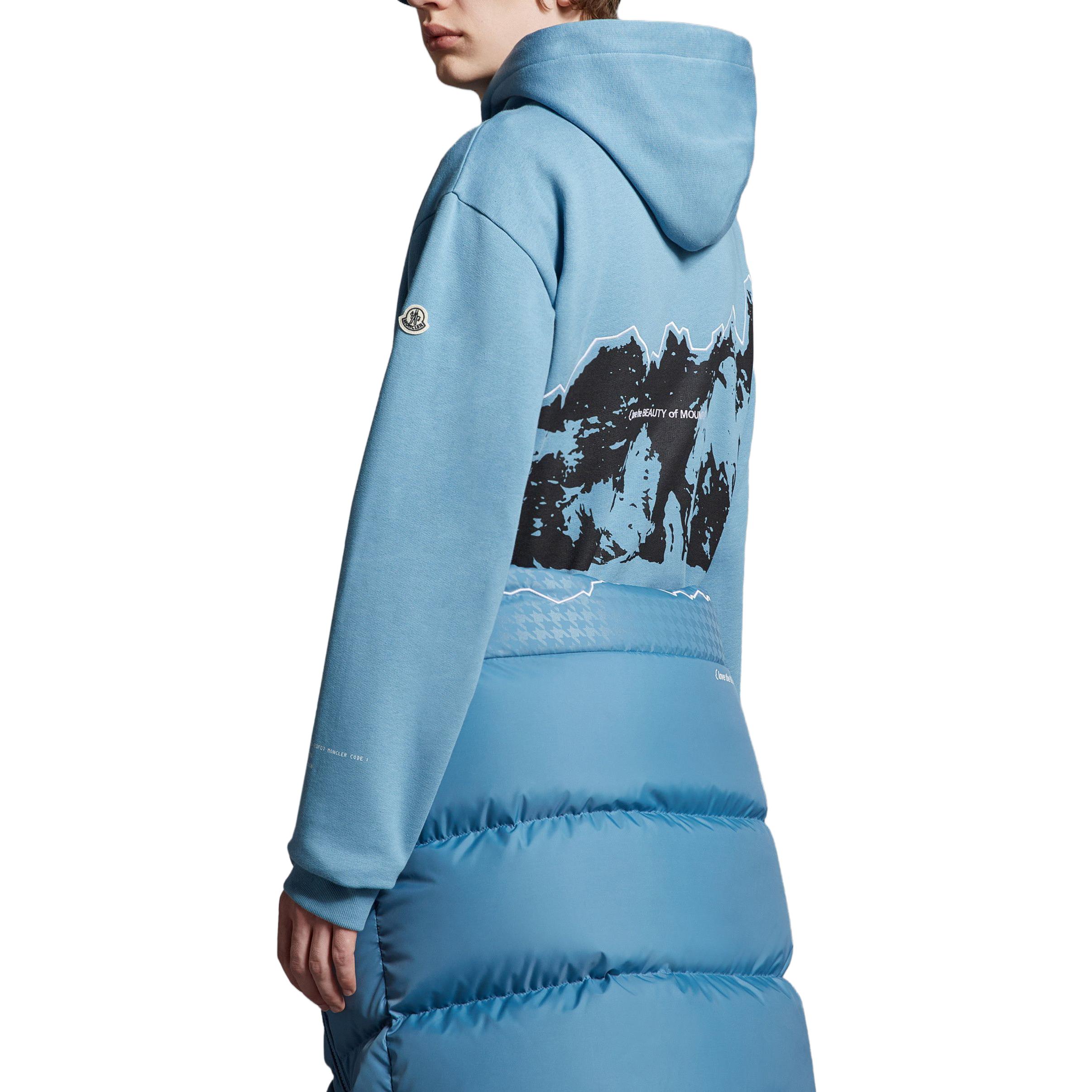 Moncler FRGMT SS23 Embroidered Mountain Graphic Hoodie Unisex I209U8G00007M2372710 圖 3