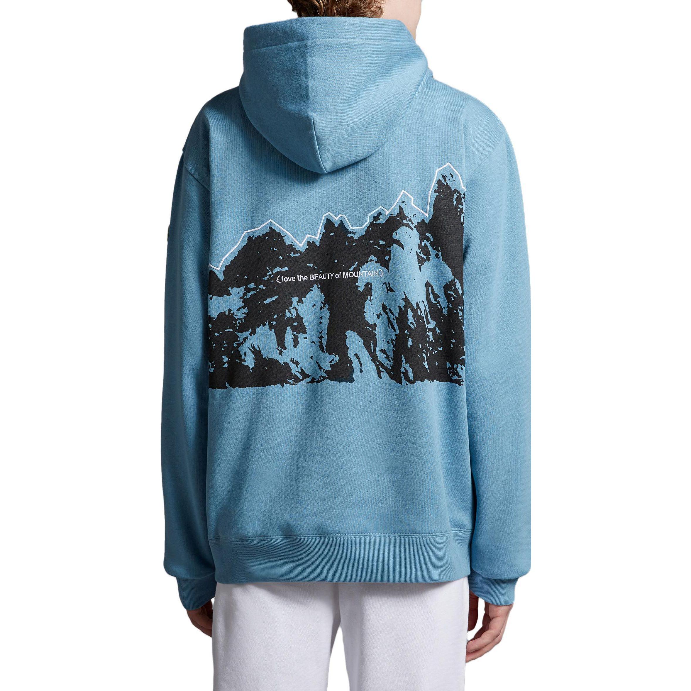 Moncler FRGMT SS23 Embroidered Mountain Graphic Hoodie Unisex I209U8G00007M2372710 圖 4