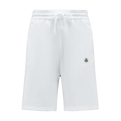Moncler FRGMT SS23 Unisex Drawstring Logo Casual Shorts White. I209U8H00003M2372001