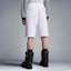 Shop Moncler x FRGMT SS23 男女同款抽繩徽標休閒短褲 白色 I209U8H00003M2372001