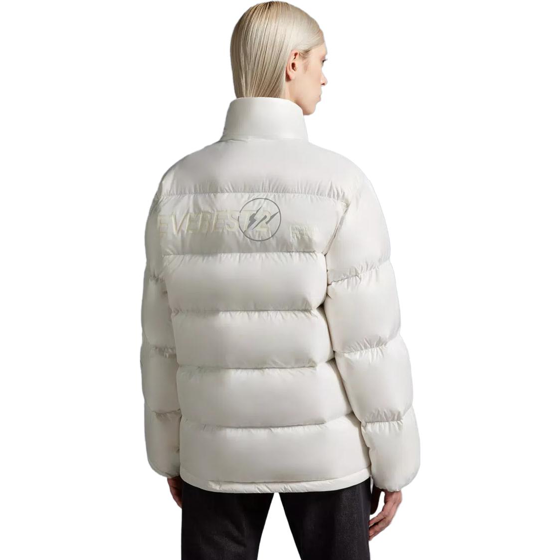 Moncler FRGMT SS23 White Short Puffer Jacket with Lettering Design Unisex. I209U1A00003M3078032 圖 6