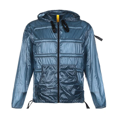 Moncler Genius Gray Blue Logo Hoodie Lightweight Jacket F209H1A70210C0624720