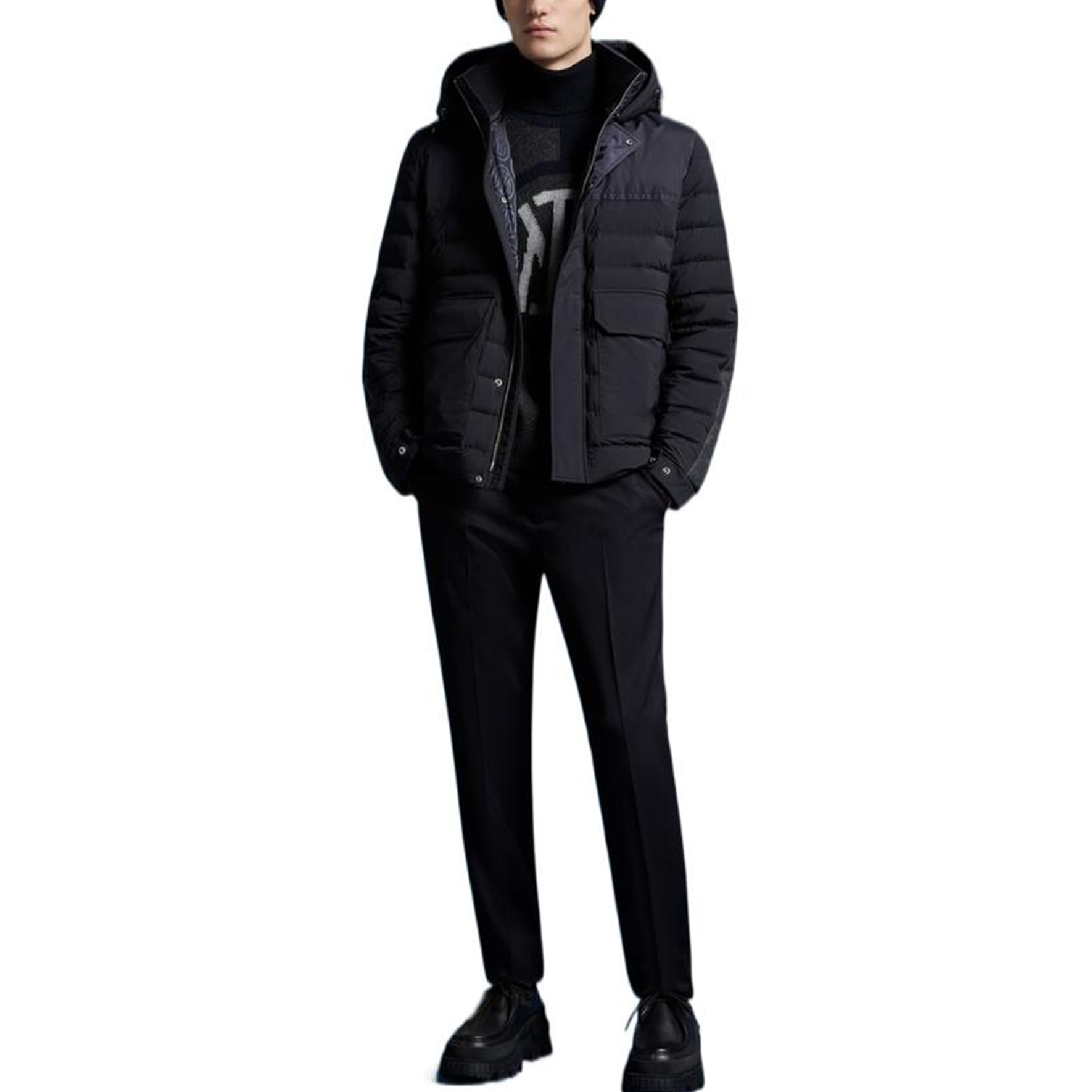 Purchase Moncler x Inter Milan  Hooded Down Jacket Collaboration. H20961A0001453132778