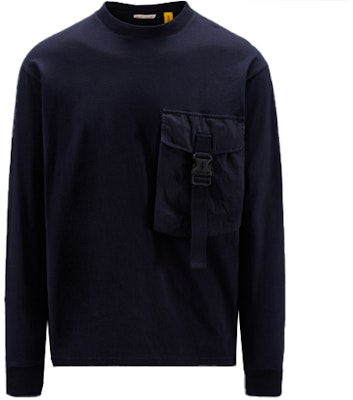 Camiseta Unisex Moncler x JW Anderson FW22 Azul Marino con Bolsillos y Manga Larga H209E8D00001829JS778 Order Camiseta Unisex Moncler x JW Anderson FW22 Azul Marino con Bolsillos y Manga Larga H209E8D00001829JS778