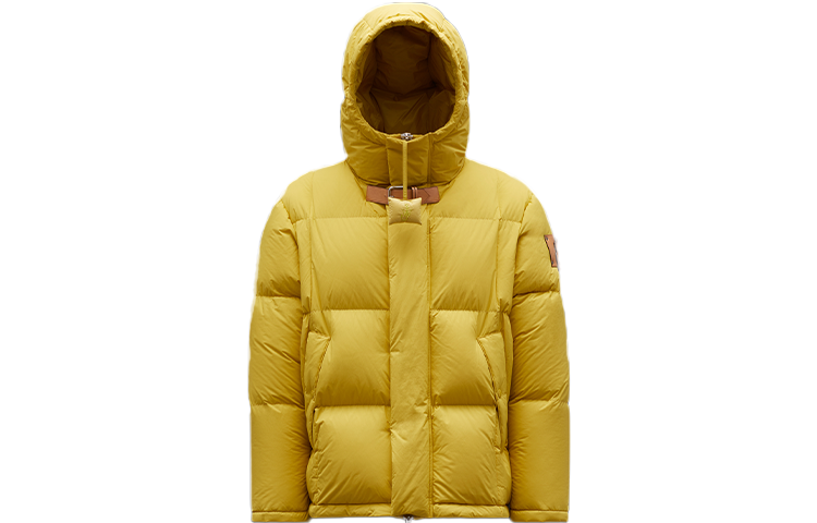 Moncler JW Anderson SS22 Yellow Short Hooded Puffer Jacket Unisex Winter. H209E1A00017M1636128