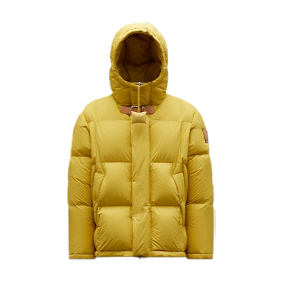 Moncler JW Anderson SS22 Yellow Short Hooded Puffer Jacket Unisex Winter. H209E1A00017M1636128
