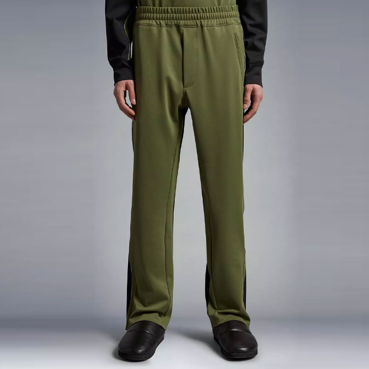 Purchase Moncler x JW Anderson SS23  Colorblock Knit Joggers in Army Green. I109E8H00001M2683999