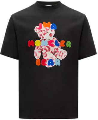 몽클레르 x JW 앤더슨 SS23 블랙 베어 그래픽 프린트 반팔 티셔츠. I109E8C00001M2681999 Buy 몽클레르 x JW 앤더슨 SS23 블랙 베어 그래픽 프린트 반팔 티셔츠. I109E8C00001M2681999