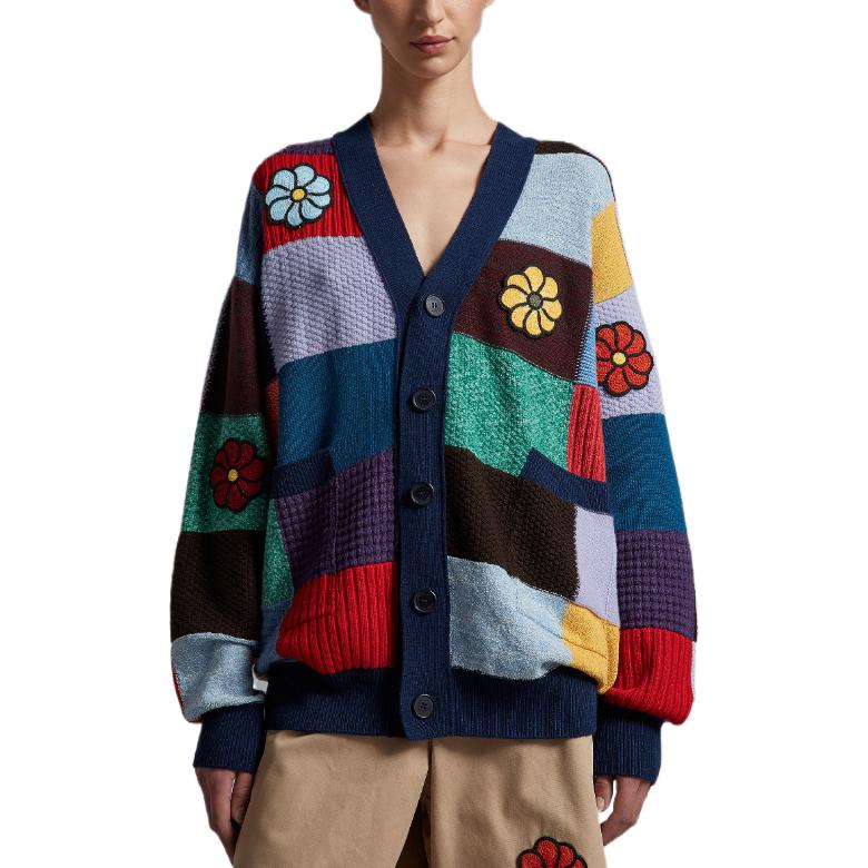 Lookbook Moncler x JW Anderson SS23 花卉拼接羊绒开衫 男女同款 I109E9B00001M2726P74