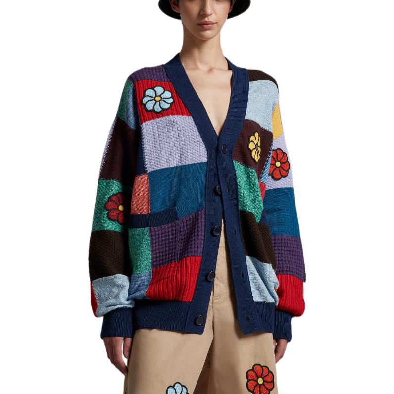 Details for Moncler x JW Anderson SS23 花卉拼接羊绒开衫 男女同款 I109E9B00001M2726P74