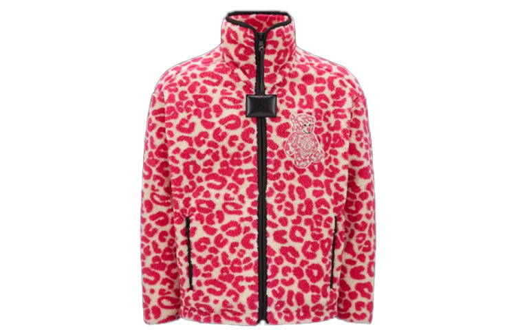 Moncler JW Anderson SS23 Leopard Fleece Jacket Unisex Pink. I109E8G00002M2684500 圖 2
