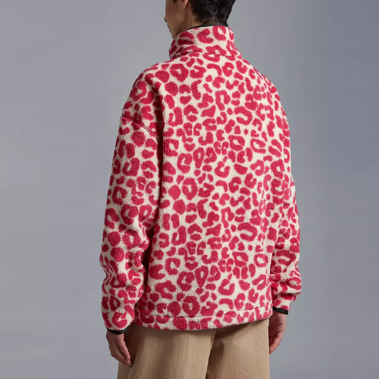 Moncler JW Anderson SS23 Leopard Fleece Jacket Unisex Pink. I109E8G00002M2684500 圖 4